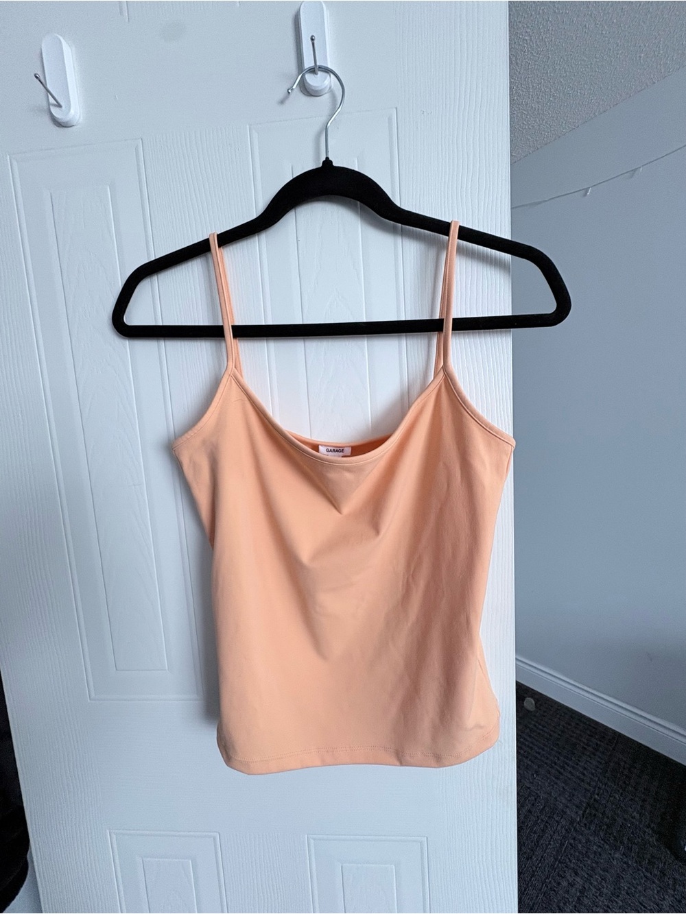 Garage Peach Spaghetti-Strap Cami